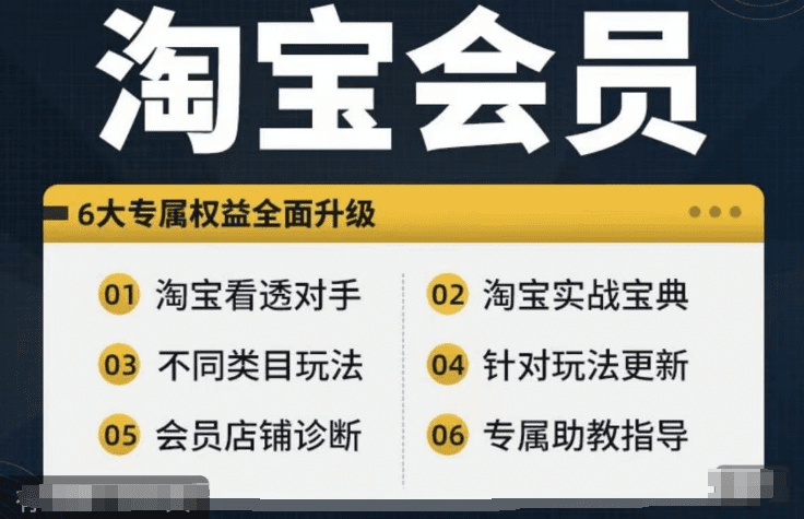 淘宝会员【淘宝所有课程，全面分析对手】，初级到高手全系实战宝典-会创网(会创项目网)