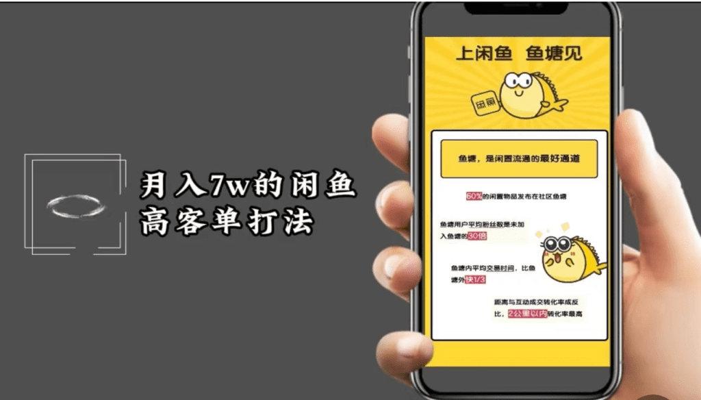 月入7w闲鱼高客单玩法，精细化运营，二手电商保姆级教程-会创网(会创项目网)