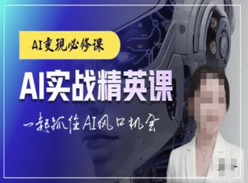AI实战精英课，chatgptAI实战教程，一起抓住AI风口的机会-会创网(会创项目网)